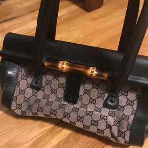 Gucci bamboo bullet purse